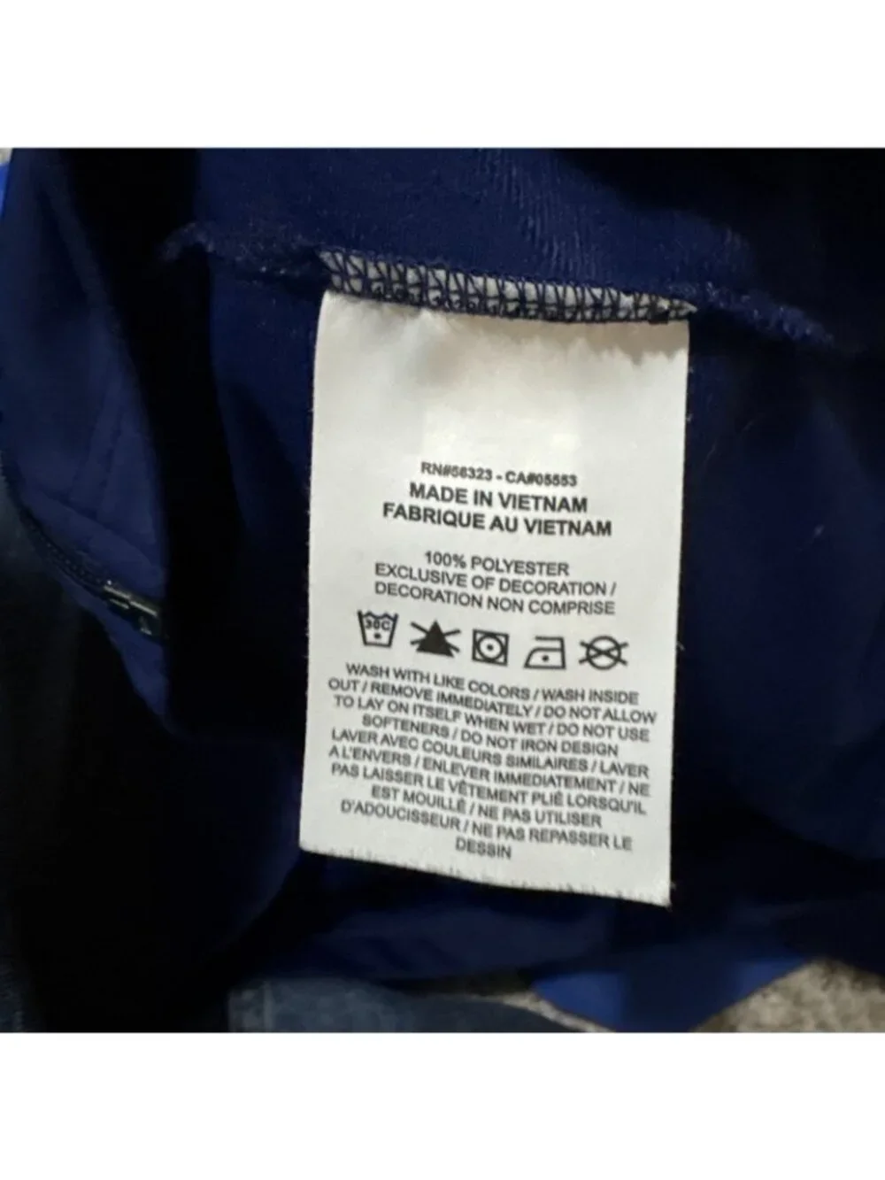 Nike Activewear Track Jacket Youth Boys XL Blue Colorblock Full Zip DD0324-472